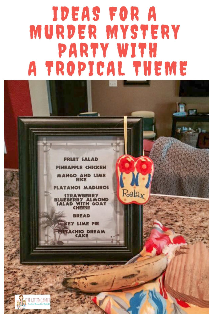 Find ideas for how to host a murder mystery party with a summer theme - like Hawaiian luau, tropical, island, or beach themes. This post from a veteran murder mystery party planner features budget-friendly ideas for Dollar Tree and thrift store decorations and fruit centerpieces, costumes, and food. Also take a peek at her own Murder in Margaritaland murder mystery game party. 