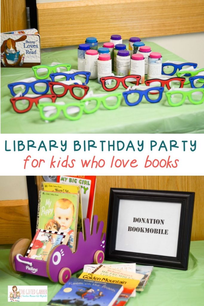 Library Birthday Party - Birthday Ideas for Toddlers