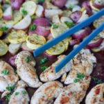 Sheet Pan Chicken and Veggie Supper - Sheet Pan Dinners - Sheet Pan Suppers - One Pan Chicken - One Pan Meals - The Gifted Gabber