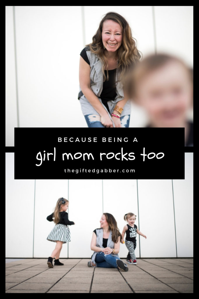 Because being a girl mom rocks too! - The Gifted Gabber - #familyphotos #style #mom 
