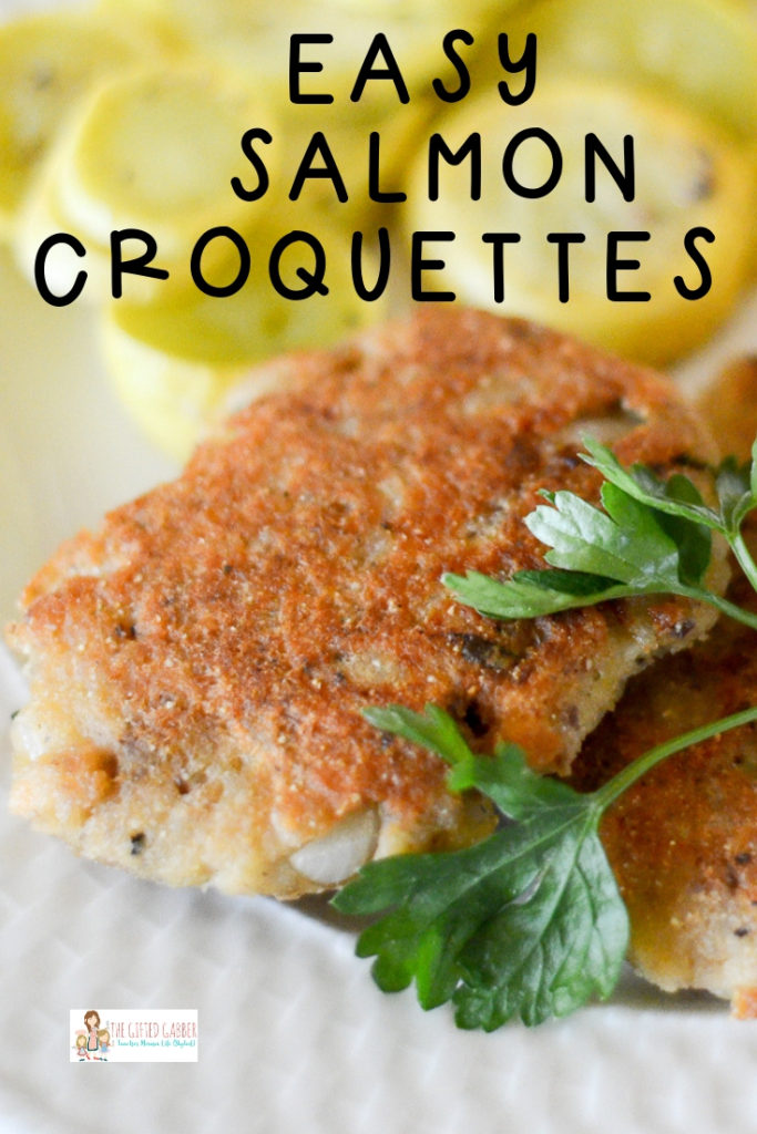 Whether you call them salmon patties, salmon cakes, or salmon croquettes, these easy salmon croquettes are what you want for quick pan-seared salmon patties! Serve them for dinner along a side of pasta or steamed veggies! 