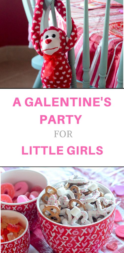 Host a Galentine's Party for Little Girls + XOXO Munch #valentinesday #valentines #recipes #party #kids