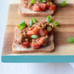 Sausage and Cocktail Bread Appetizers on Serving Tray - The Gifted Gabber