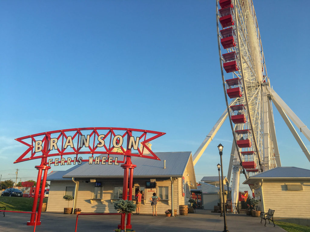 The Branson Ferris Wheel center on Branson Strip 
