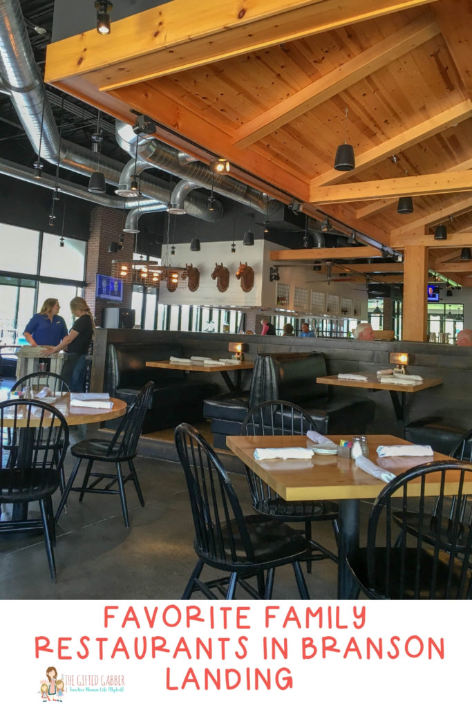 an interior shot of a restaurant in Branson Landing