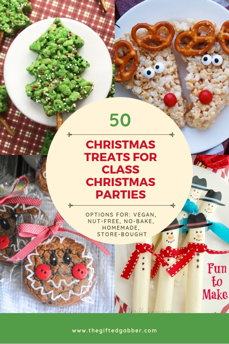 50 Fun Christmas Desserts for a Class Christmas Party - The Gifted Gabber - #cookies #desserts #recipes #christmasdesserts