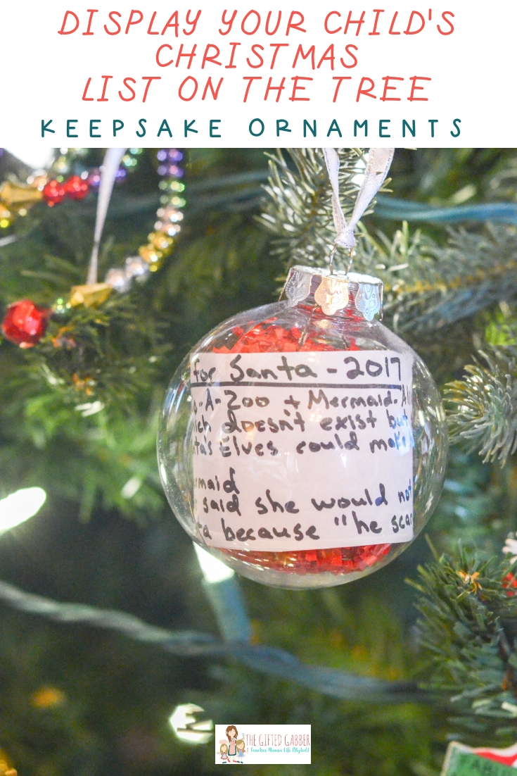 Make a Santa Wish List Ornament for Christmas - 2022