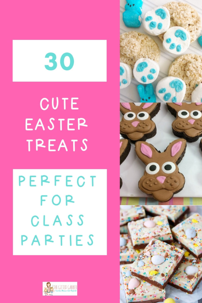 If you need easy Easter desserts for kids, you have found the right place! This round up has 30 easy Easter cupcakes, cookies, cheesecake, brownies, Rice Krispie treats, printables for favors, homemade Cadbury egg treats, and more! These creative and nut-free treats are in the shapes of eggs, bunnies, lambs, etc. Some are gluten free and allergy free. They are the perfect Easter treats for preschool, classroom, school, Sunday school or family parties. 