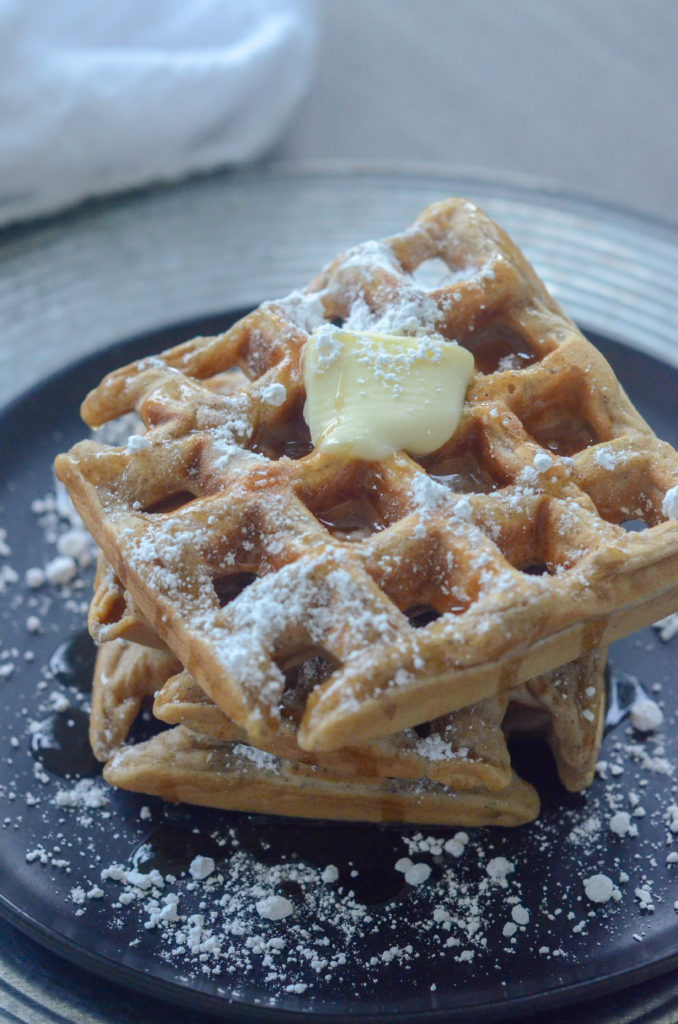 Easy Cinnamon Waffles Recipe - The Gifted Gabber