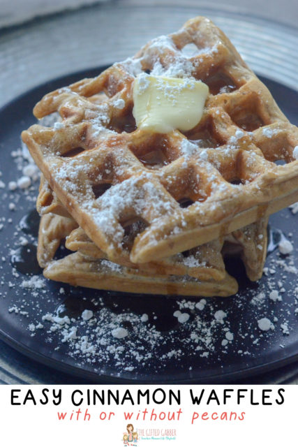 Easy Cinnamon Waffles Recipe - The Gifted Gabber