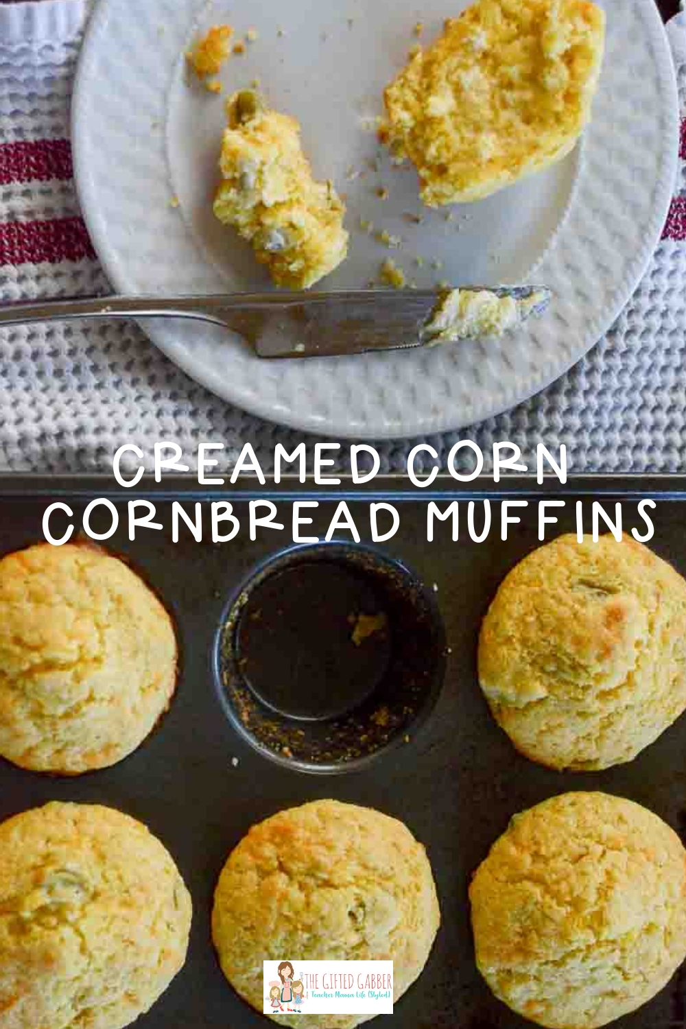 Jiffy Cornbread Muffins With Creamed Corn - The Gifted Gabber