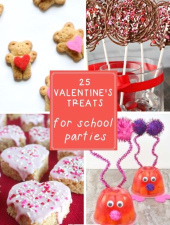 collage image of Valentine's Day treats