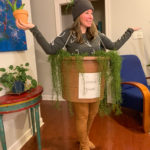 woman wearing potted cactus costume DIY