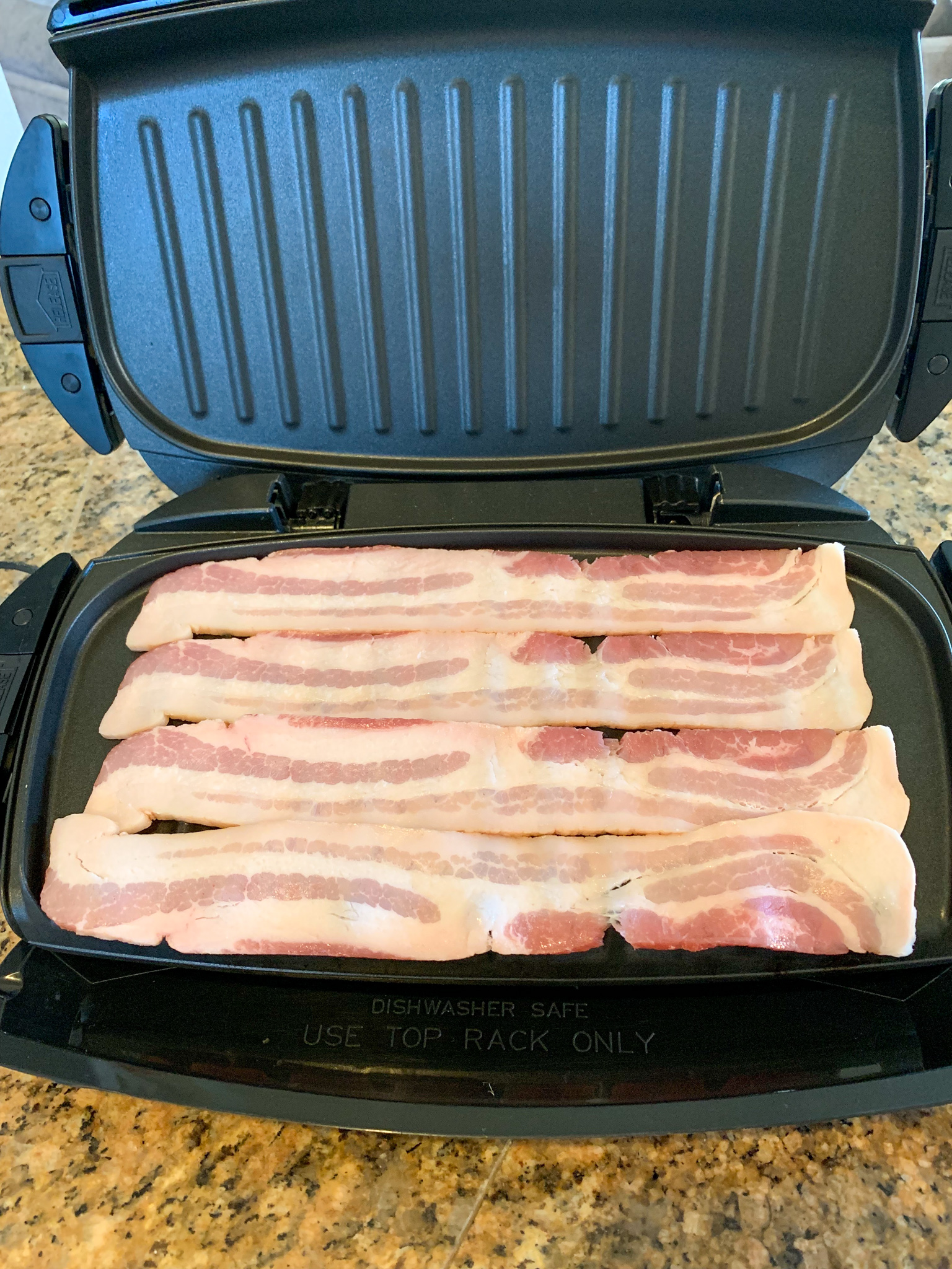 The Best Crispy Grilled Bacon on Foreman Grill