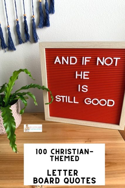 Christian Letter Board Quotes on Grace, Love and Prayer
