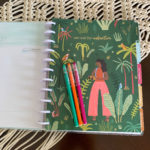 open Happy Planner teacher planner with three Pilot Frixion pens - teacher must haves from Amazon