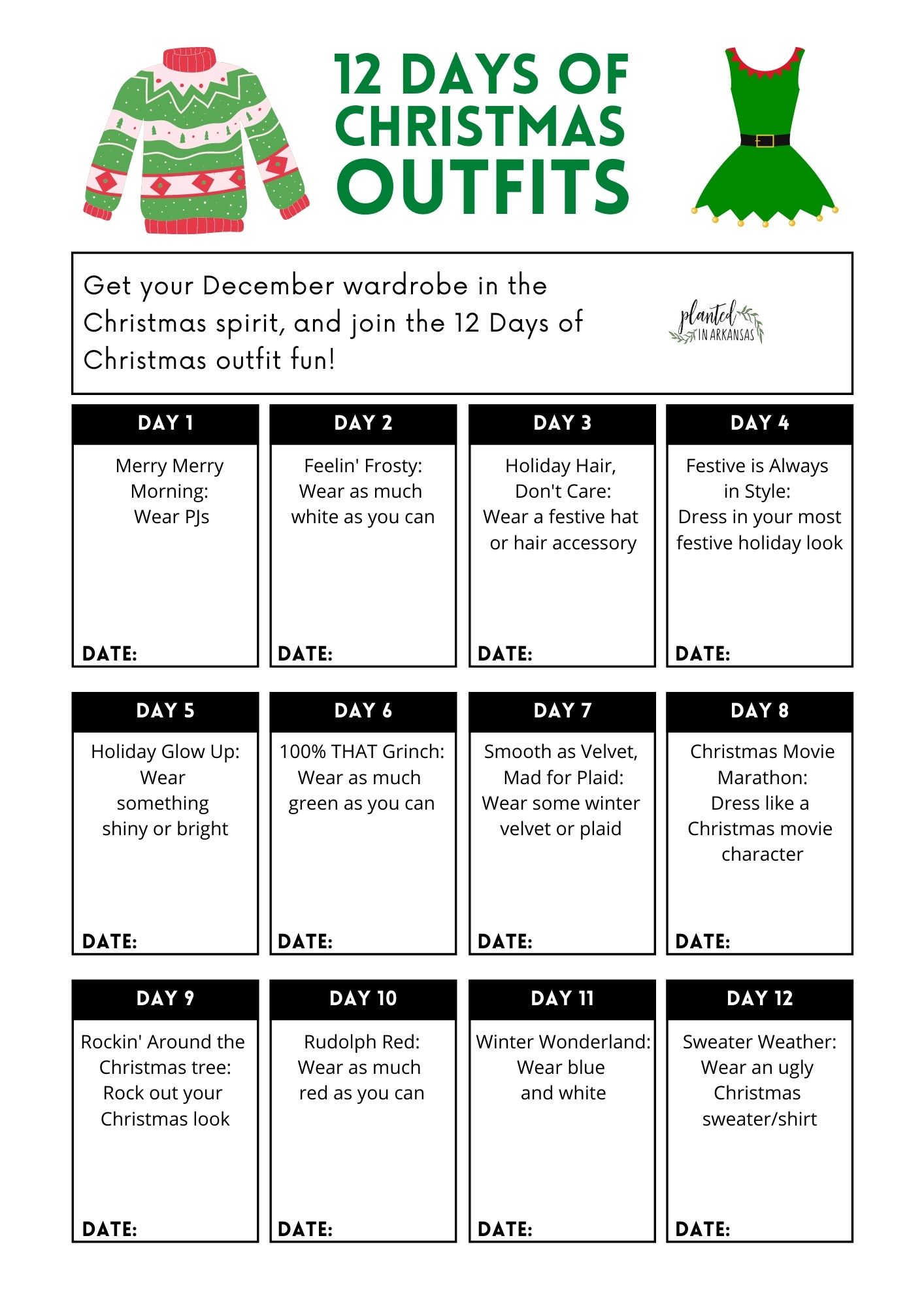 The Ultimate Christmas Dress Up Days for School Work and Parties