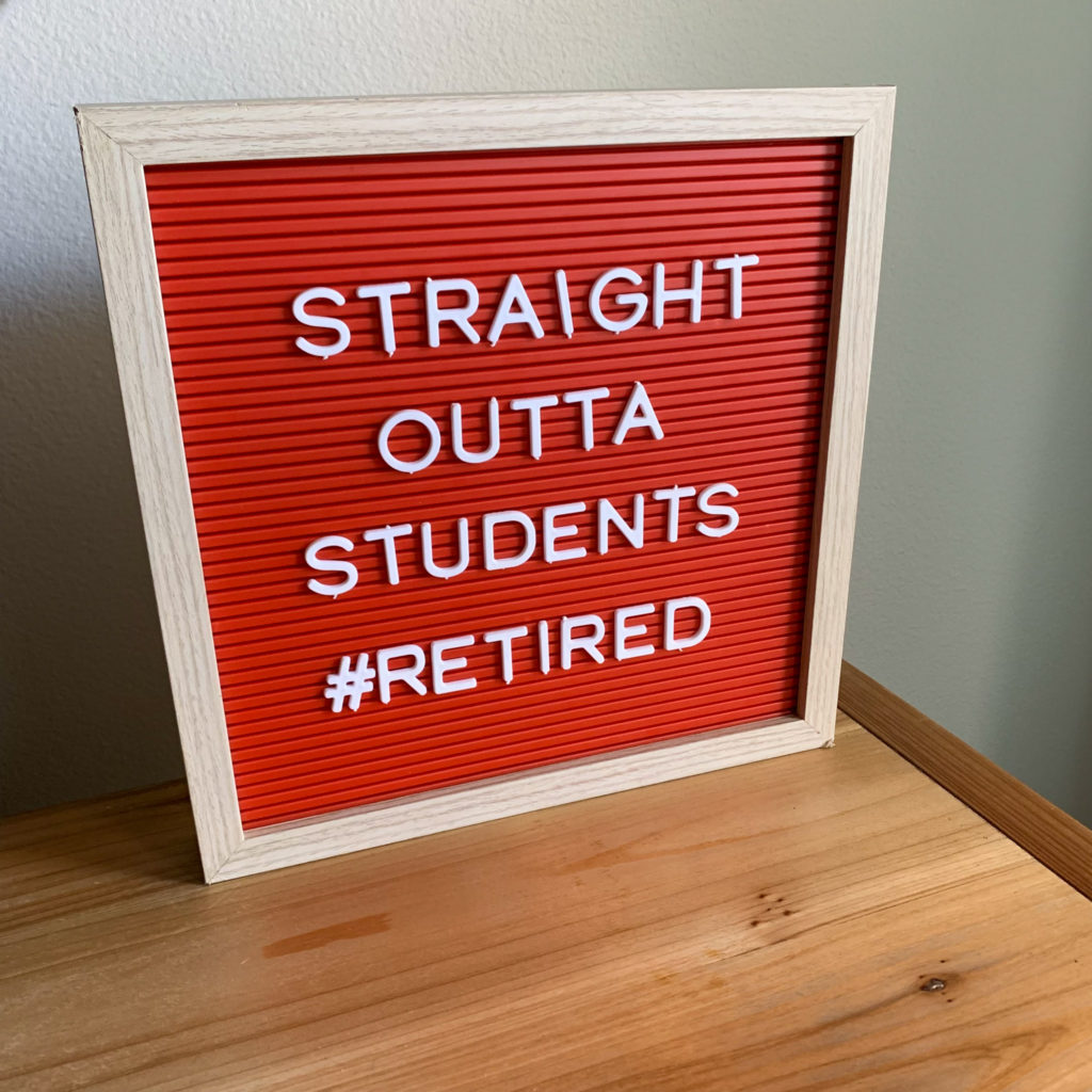 The Best Letter Board And Cake Sayings For Retirement