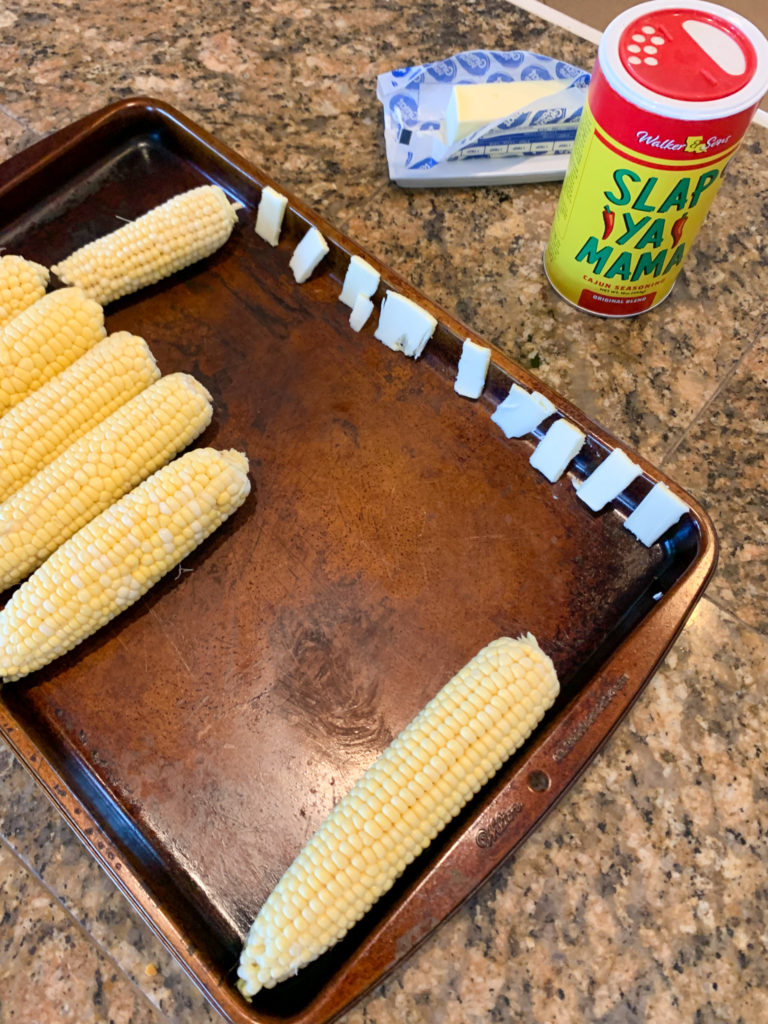 image showing how to grill corn with foil 