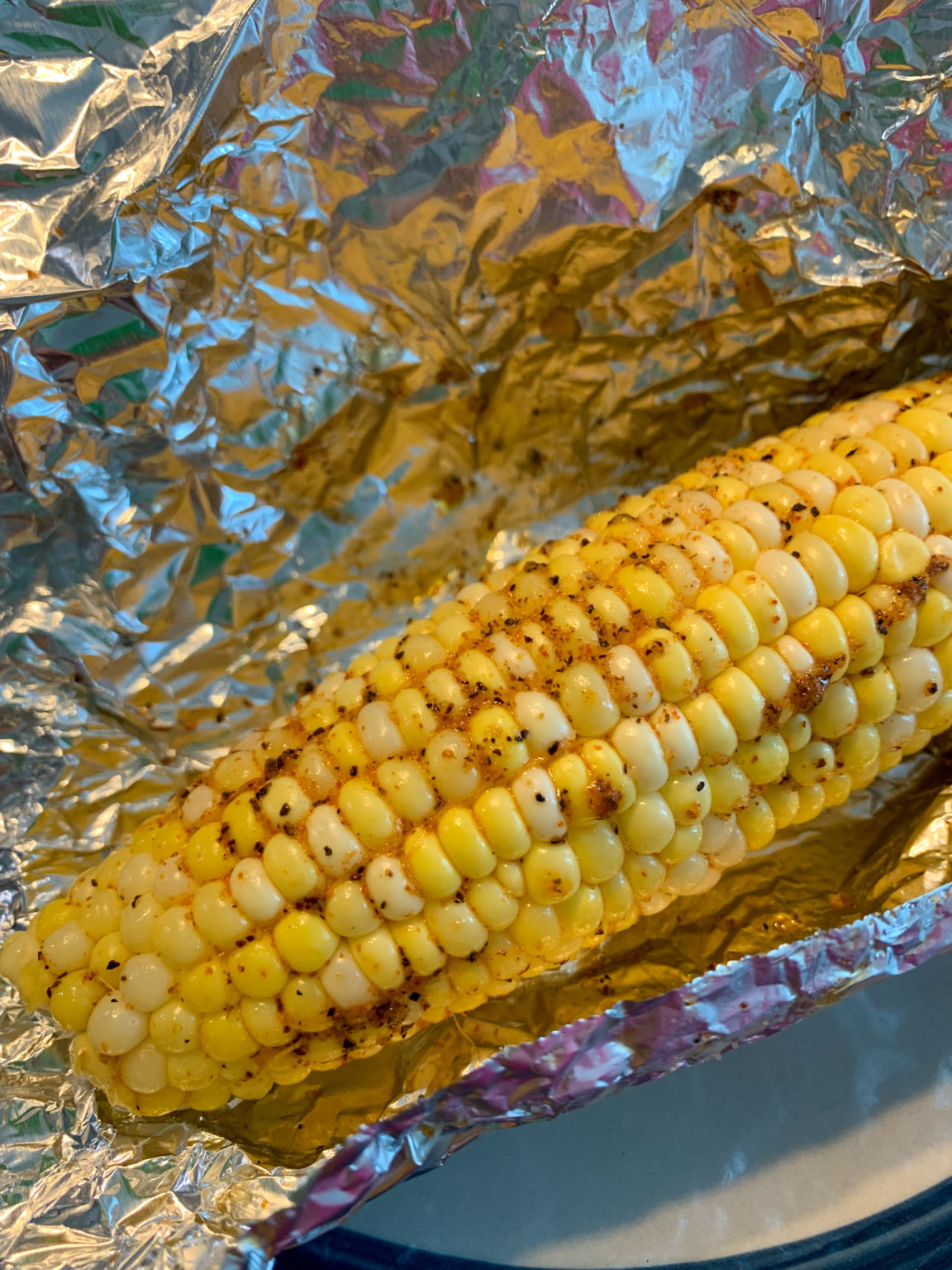 The Best Spicy Corn on the Cob Grilled in Foil