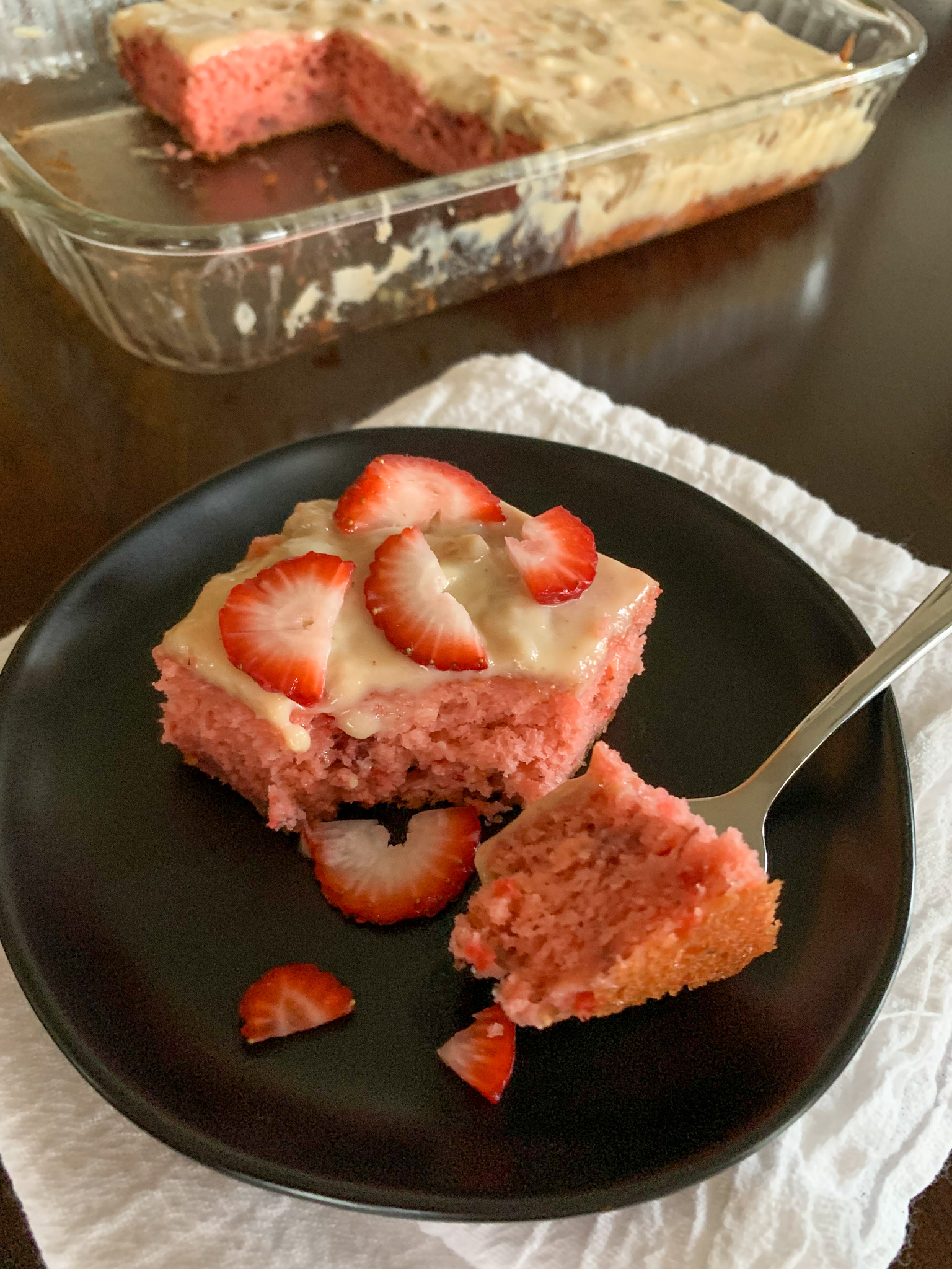 Easy Strawberry Compote Filling with Frozen Strawberries - Amycakes Bakes