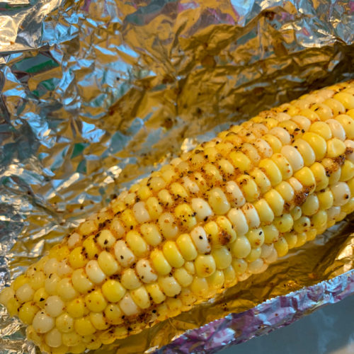 The Best Spicy Corn on the Cob Grilled in Foil