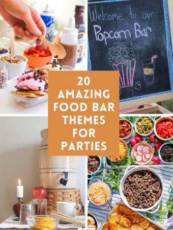food bar ideas in collage image