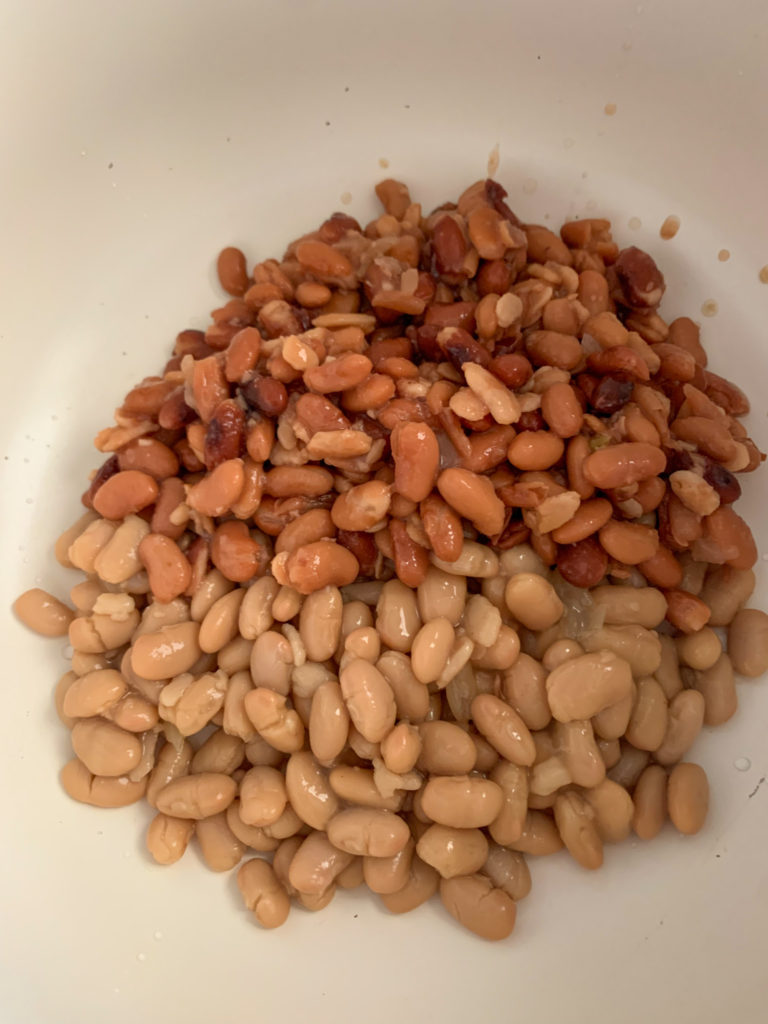 beans in pot