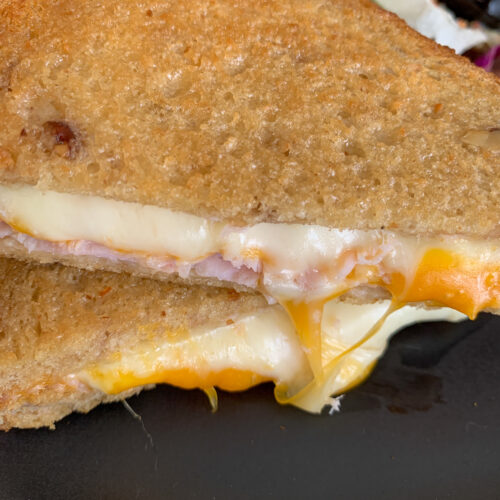 Air Fryer Turkey Melt Grilled Cheese Sandwich Recipe