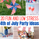 collage of 4th of July ideas with text