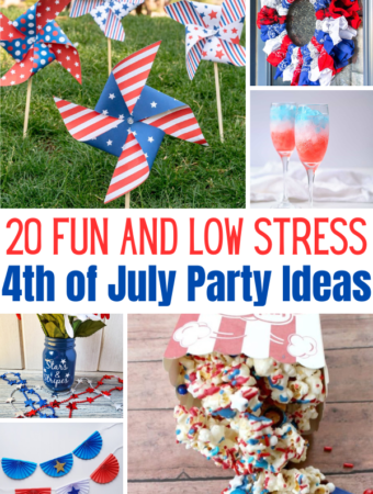 collage of 4th of July ideas with text
