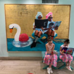 girls in Abitta Boutique Hotel San Juan lobby