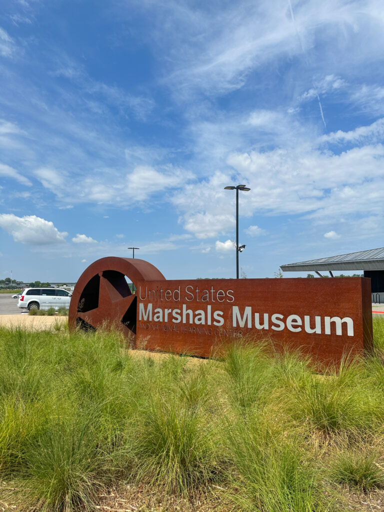sign for United States Marshals Museum in Fort Smith, Arkansas
