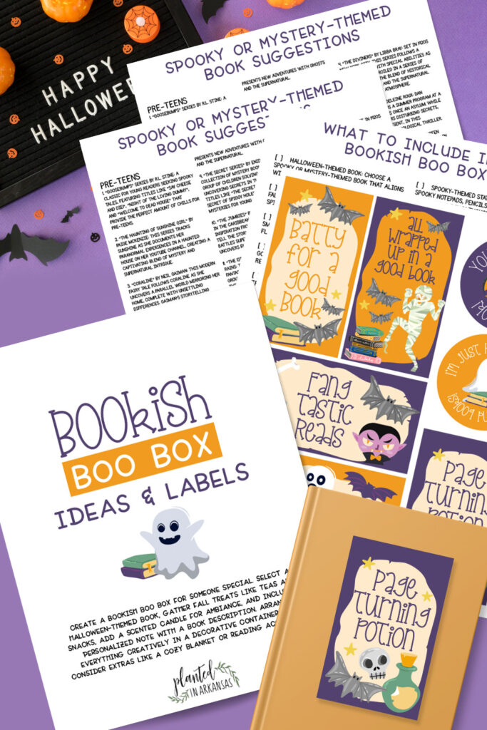 You've Been BOOked game materials for a BOOkish boo box gift at Halloween