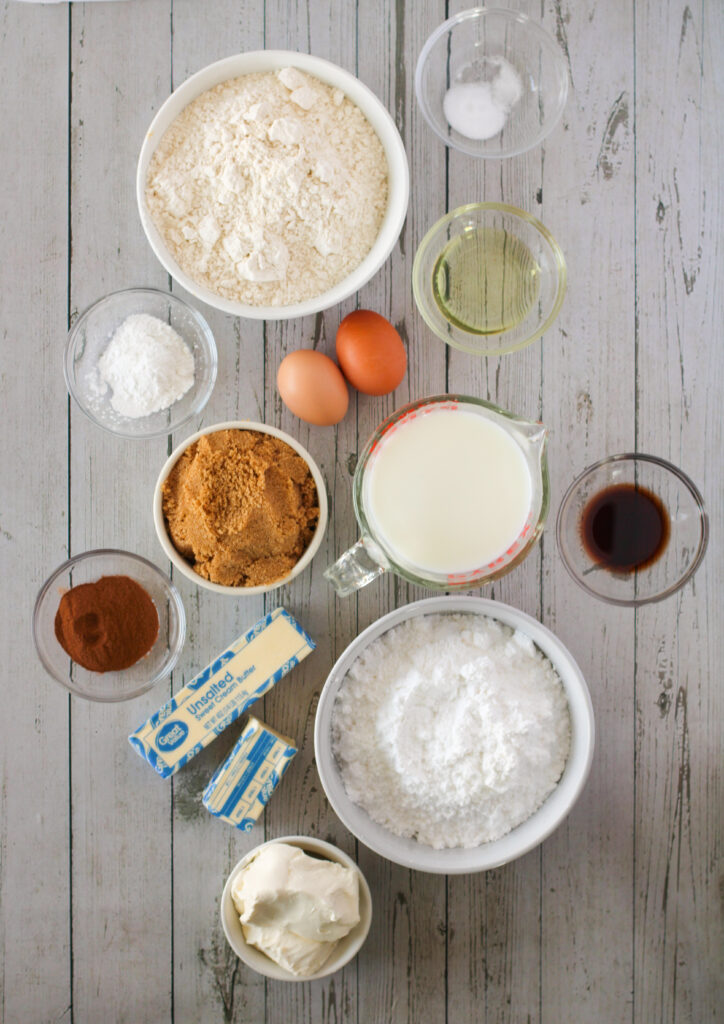 ingredients on a table
