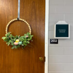 adult ministry names ideas posted outside adult Sunday school room door