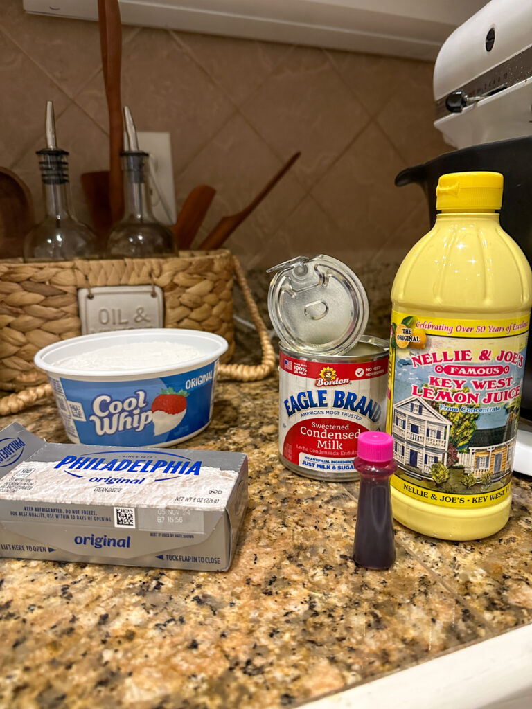 ingredients on counter