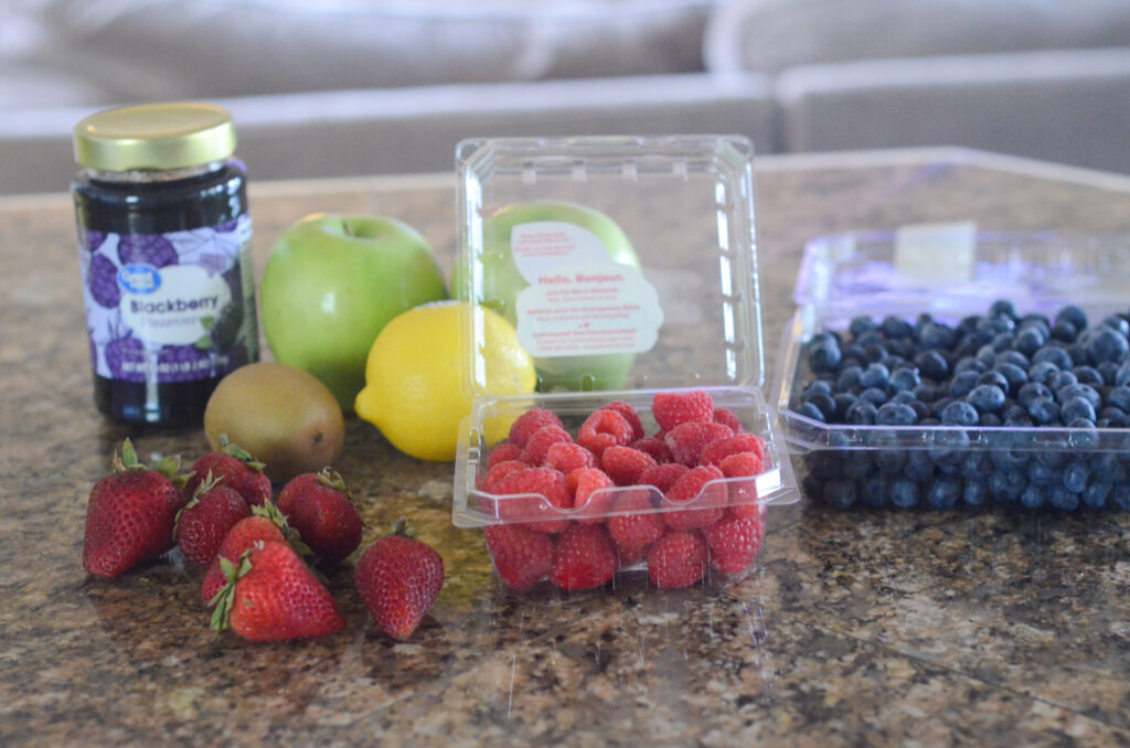 fruit on counter