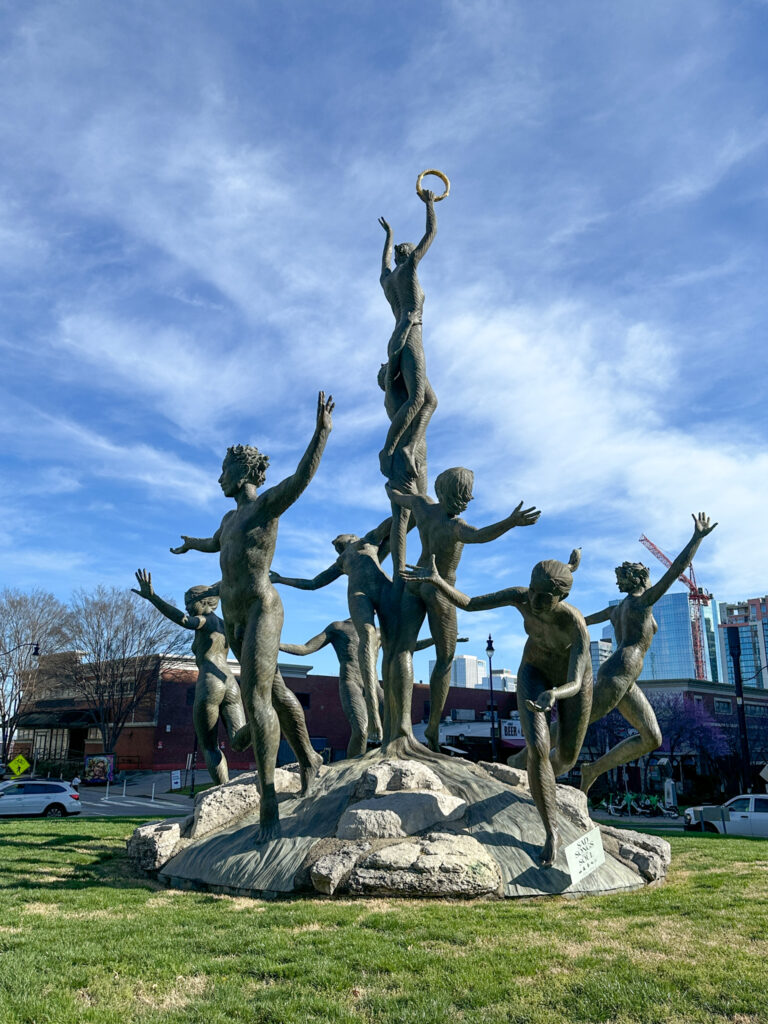 sad songs of the soul statue in Music Row Nashville