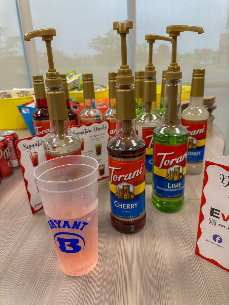 school dirty soda bar menu for Teacher Appreciation Week