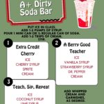 free teacher appreciation dirty soda bar menu graphic