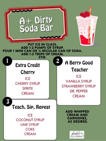 free teacher appreciation dirty soda bar menu graphic