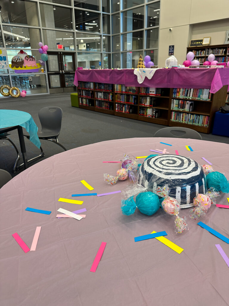 table decorations for a sweet send off party for teacher retirement