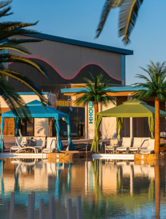 OKANA resorrt cabanas over the water