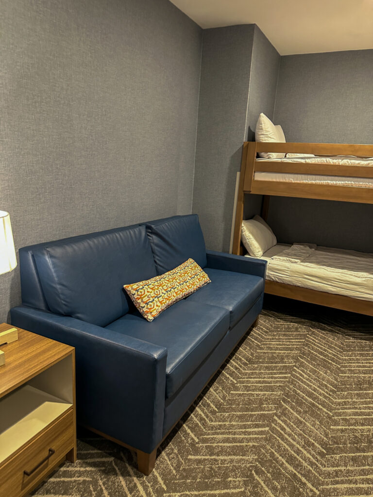 bunk room in the Oká Suite at Okana Resort in OKC